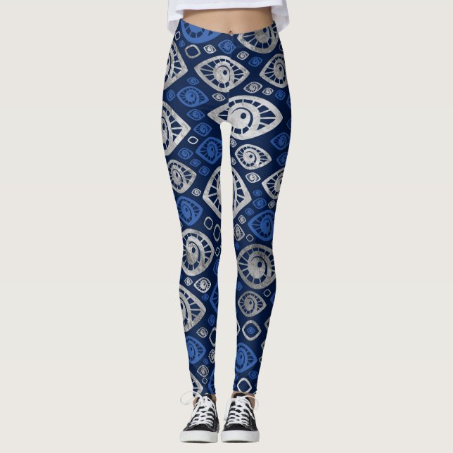 Griechische schlechte Augendiagramm Blues und Leggings (Vorderseite)