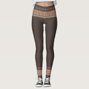 Griechische Schlüsselgrenze Leggings