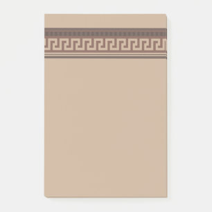Griechische Schlüsselgrenze Post-it Klebezettel