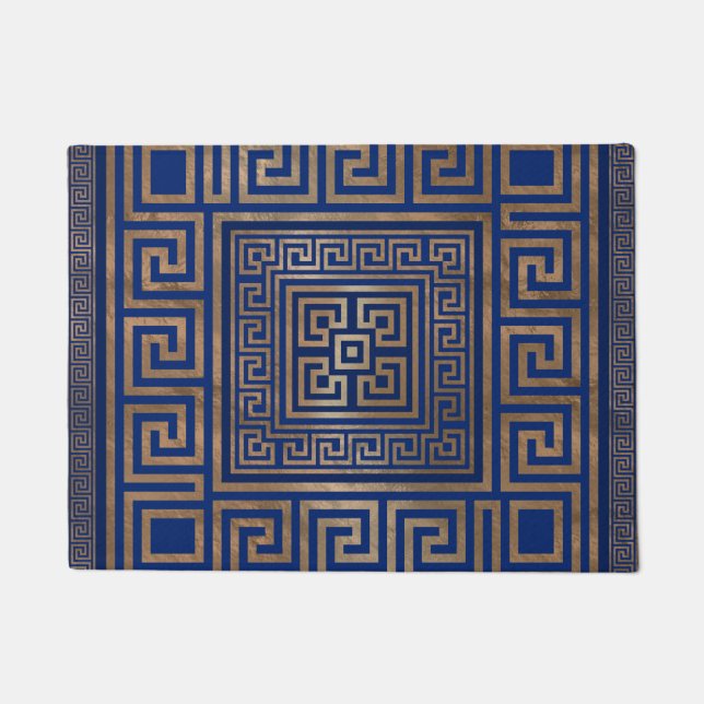 Griechische Schlüsselverzierung - griechische Fußmatte (Vorderseite)