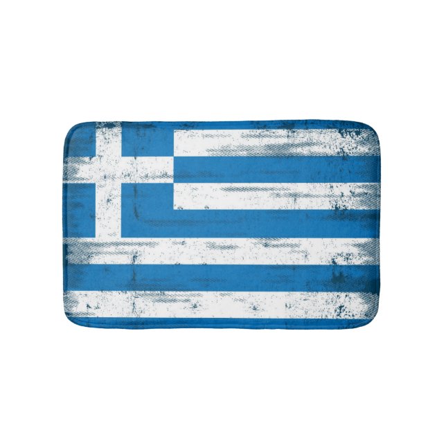 Griechische Schmutz Flagge Badematte (Vorderseite)