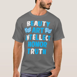 Griechische Schönheit Kunst Intellekt Ehre T T-Shirt