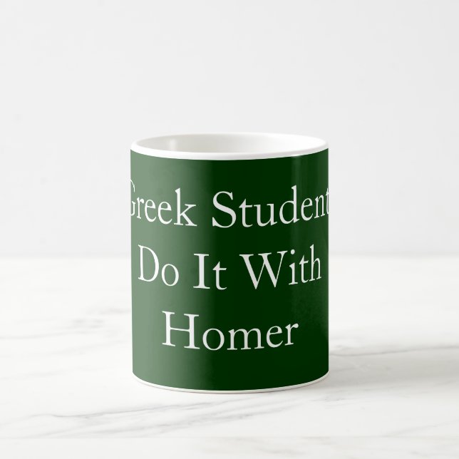 Griechische Schüler machen das mit der Tasse von H (Mittel)