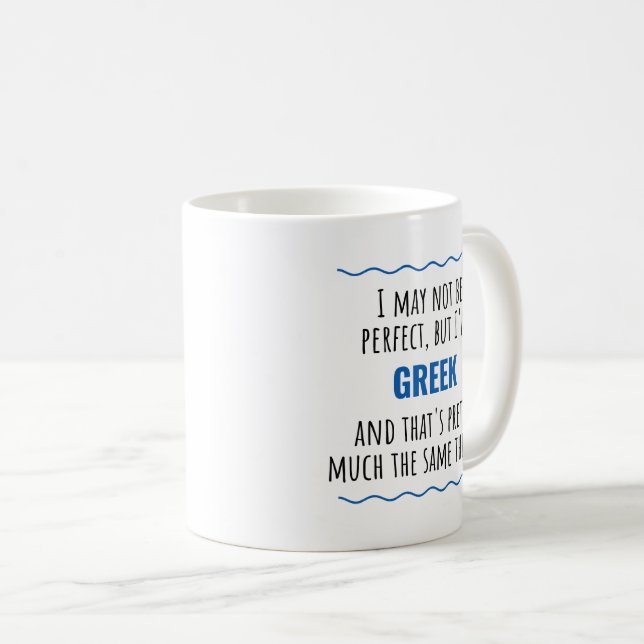 Griechische Tasse Lover Gift griechische Szene Gre (VorderseiteRechts)