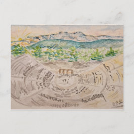 Griechische Theater-Postkarte Postkarte