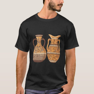 Griechische Töpferei Vases Potterie-Keramik T-Shirt