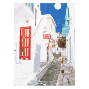 Griechische Trip Down Memory Lane Tischdecke