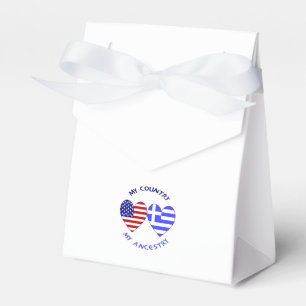 Griechische USA-Herzen Länderherkunft Geschenkschachtel