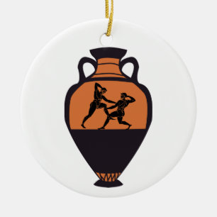 Griechische Vase Keramik Ornament