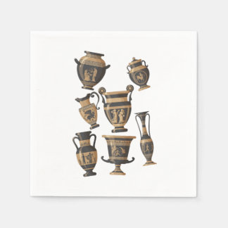 Griechische Vases Potterie Keramiken Porzellan Hob Serviette