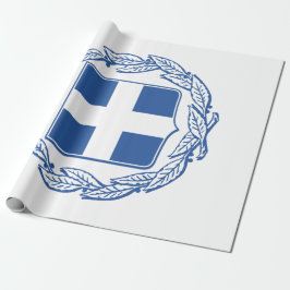 griechische Wappen Geschenkpapier