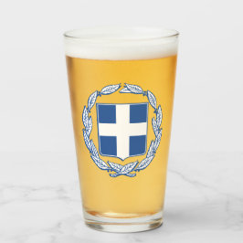 griechische Wappen Glas