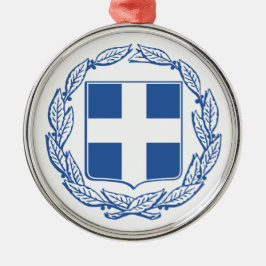 griechische Wappen Ornament Aus Metall