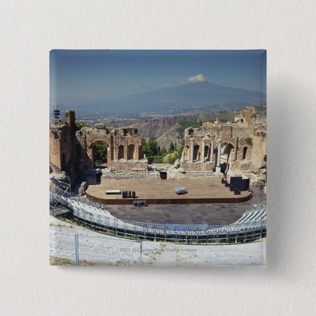 Griechischer Amphitheatre 3 Button (Vorderseite)