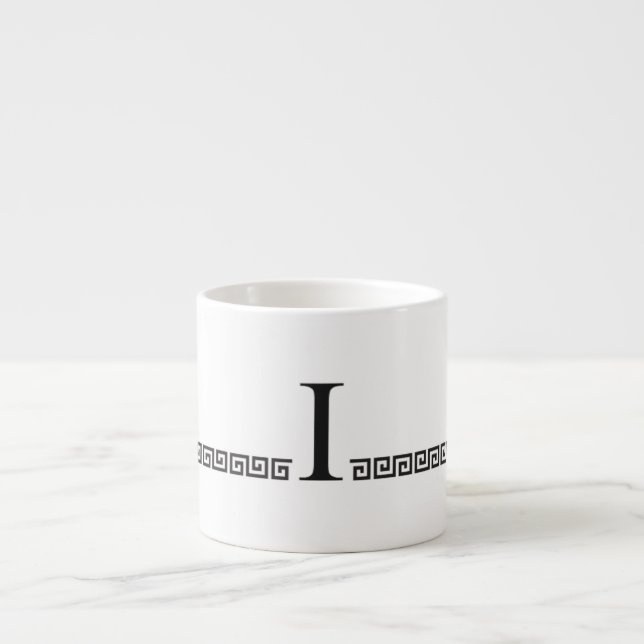 griechischer Anfang Espressotasse (Vorderseite)