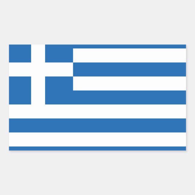 Griechischer Aufkleber für die Flagge (Vorderseite)