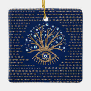 Griechischer Augen-Baum - Mati Mataki - Matiasma Keramikornament