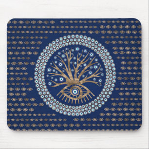 Griechischer Augen-Baum - Mati Mataki - Matiasma Mousepad
