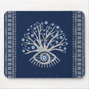 Griechischer Augen-Baum - Mati Mataki - Matiasma Mousepad