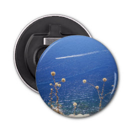 Griechischer Blue Sea Button Flaschenöffner