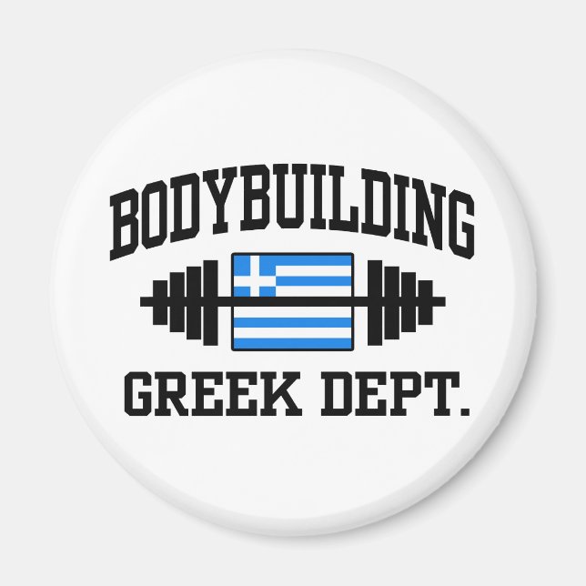 Griechischer Bodybuilder Magnet (Vorne)