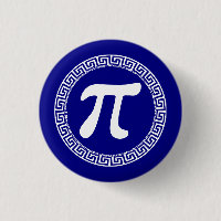 Griechischer Buchstabe "Pi" (3.14) in einem Zwisch