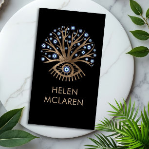 Griechischer Eye Tree - Mati Mataki Visitenkarte