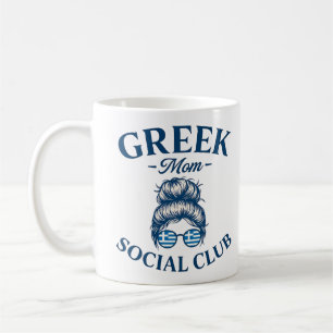 Griechischer Frauen-Mama-Social-Club Moderne griec Kaffeetasse