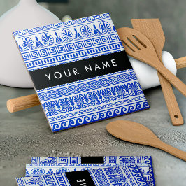 Griechischer Fret, Mixed Meander Key, Blau, Ihr Na Fliese