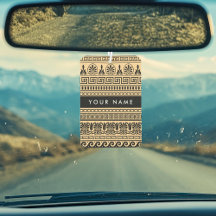 Griechischer Fret, Mixed Meander Key, Braun, Ihr N