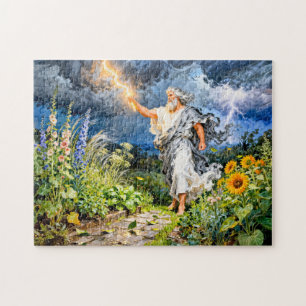 Griechischer Gott Boreas Wintergarten Puzzle