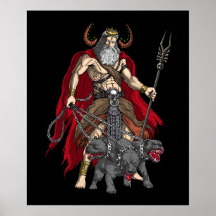 Griechischer Gott Hades Poster