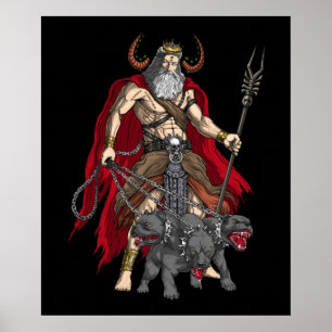 Griechischer Gott Hades Poster