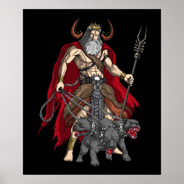 Griechischer Gott Hades Poster (Vorne)