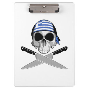 griechischer Koch Klemmbrett