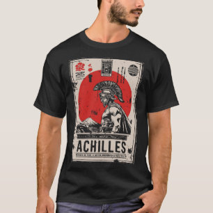 Griechischer Krieg mit Roter Sonne   Achilles Myth T-Shirt
