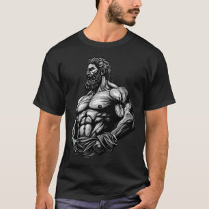 Griechischer Krieger Bodybuilding Fitnessstudio Mu T-Shirt