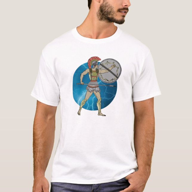 Griechischer Krieger T-Shirt (Vorderseite)