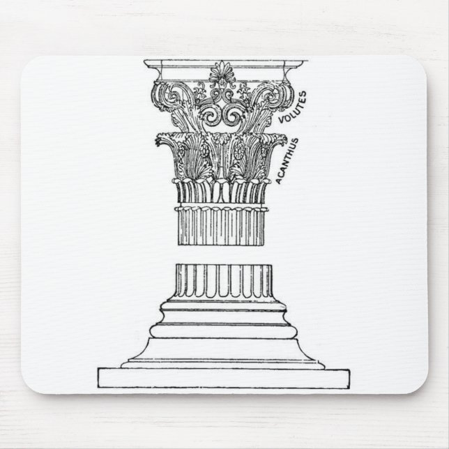 Griechischer Mauszeiger Mousepad (Vorne)