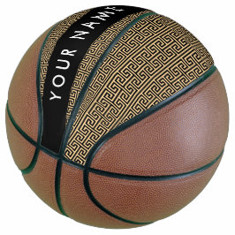 Griechischer Meander Key H Brown, Ihr Name, person Basketball