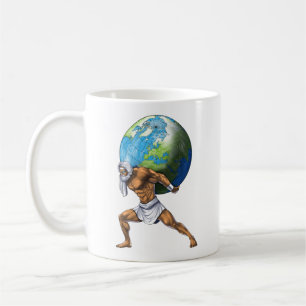 Griechischer Mythologie, Gott Atlas Kaffeetasse