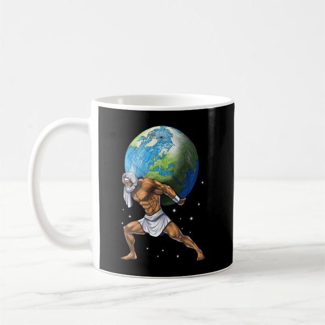 Griechischer Mythologie, Gott Atlas Kaffeetasse (Links)