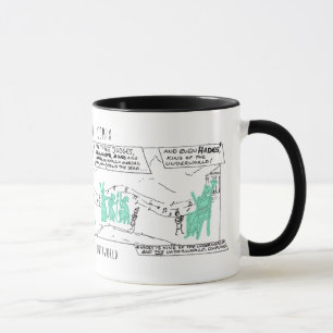 Griechischer Mythos Comix Orpheus in der Underworl Tasse