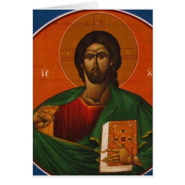 GRIECHISCHER ORTHODOXER IKONEN-JESUS CHRISTUS (Vorne)