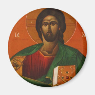 GRIECHISCHER ORTHODOXER IKONEN-JESUS CHRISTUS MAGNET