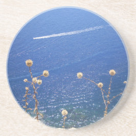 Griechischer Sandsteinsee-Untersetzer Getränkeuntersetzer