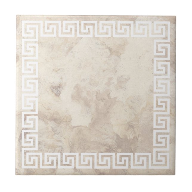 Griechischer Schlüsselentwurf Fliese (Vorderseite)