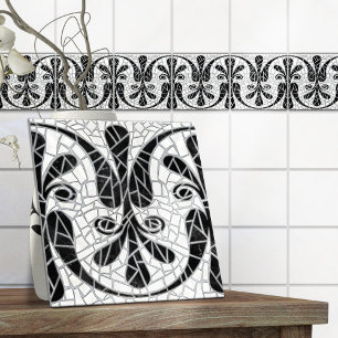 Griechischer schwarzer Marmor Fliese