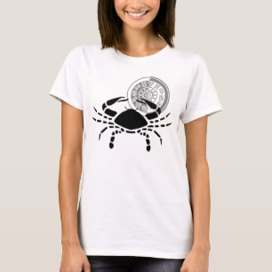 Griechischer Stil Krebs Krebs Zodiac Chart T-Shirt
