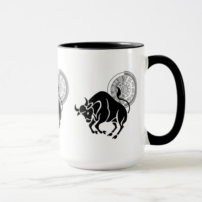 Griechischer Stil Taurus Tasse (Rechts)